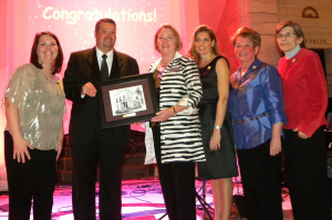 The Junior League of Syracuse was awarded the William C. Towsley Award by McMahon/Ryan Child Advocacy Site, November 2012